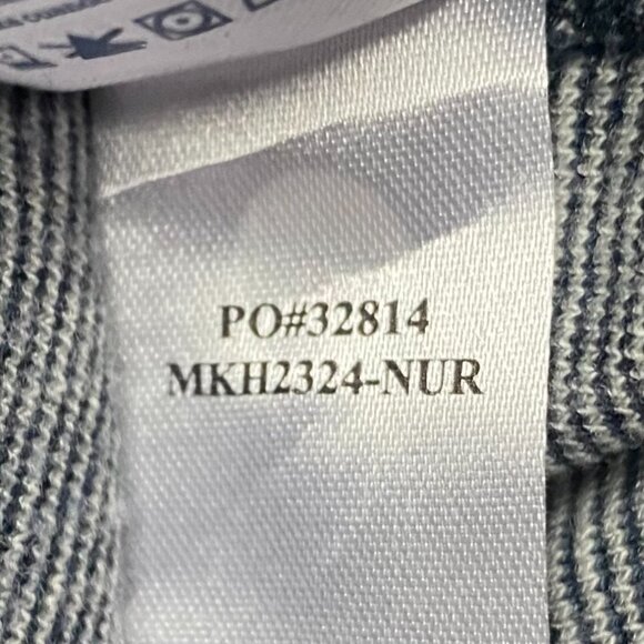 Faherty Legend Sweater Hoodie Men's Medium Blue Surf Stripe Hooded Sweatshirt - Picture 7 of 10